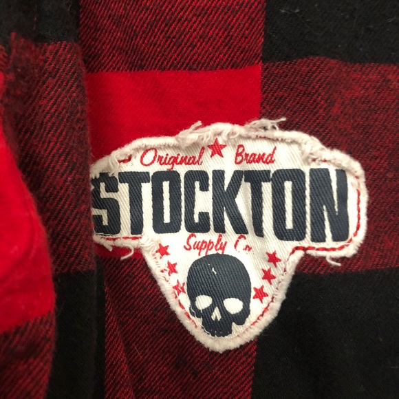 Arizona Jeans Plaid Flannel - Size 6/7 - Picture 4 of 5